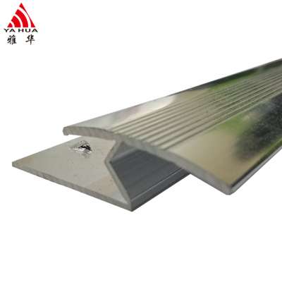 2019 New Style High Quality Aluminum Square Tile Trim Profile For Carpet