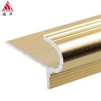 Excellent Extruded Champagne stair nosing Anti Slip Aluminum Stairway Nosing With Competitive Price