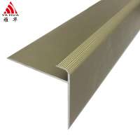 Polished Silver Aluminum Laminate Floor Threshold Profiles With High Quality