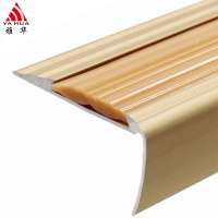 Good Lead-Time Good Protection Aluminum Anti-Slip  Stair Nosing With Laminate