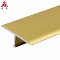 2019 Newest Aluminum T Shape Metal Wide carpet Floor Transition Strip